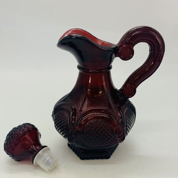 Avon | Accents | Vintage Avon Cape Cod Ruby Red Cruet With Stopper ...